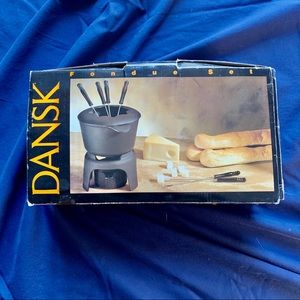 ❌SOLD❌ Dansk Vintage Cast Iron Fondue Set